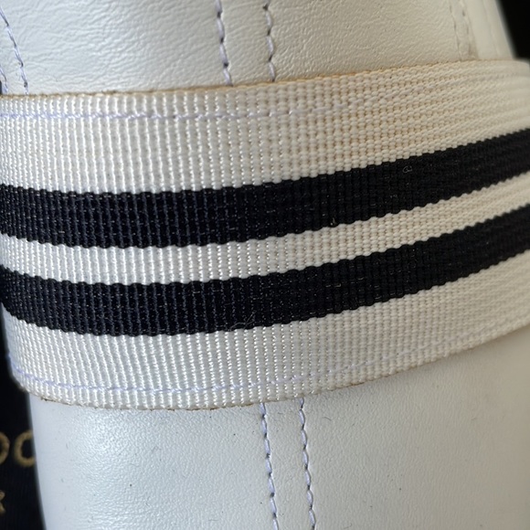 Rag&Bone Amber Striped-Web Leather Loafer Color-White/Black Size-11/41 NWT - Picture 16 of 16